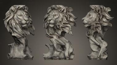 3D model Lion head (STL)